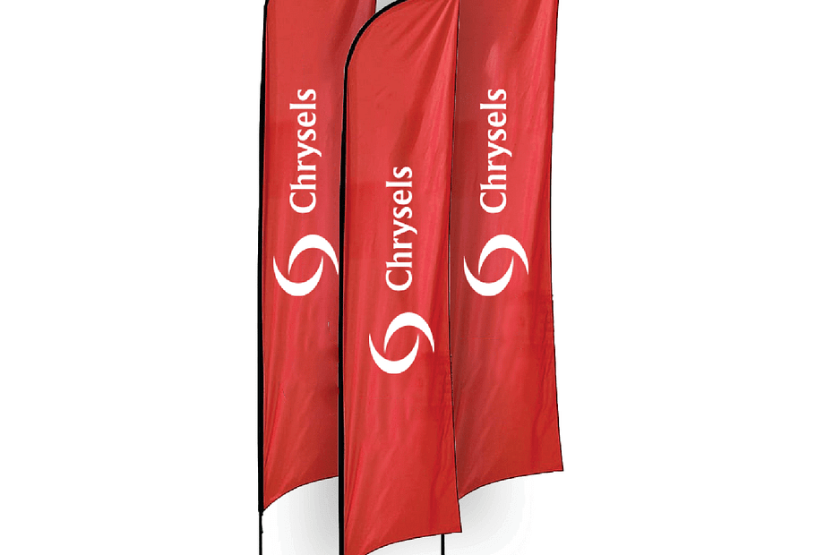 Advertising feather flag